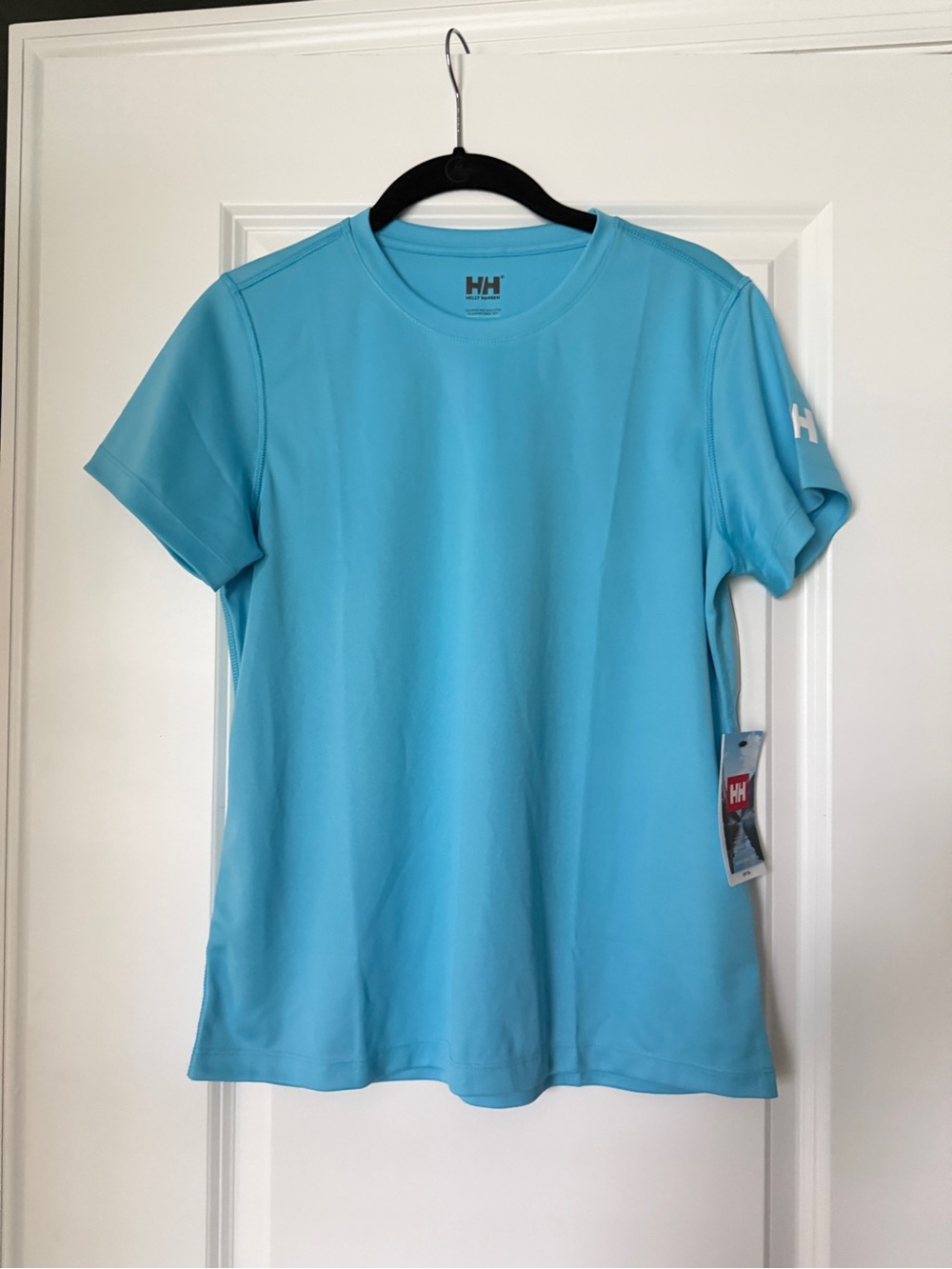 Helly Hansen Women’s Short Sleeve Performance Tee - Aqua Blue